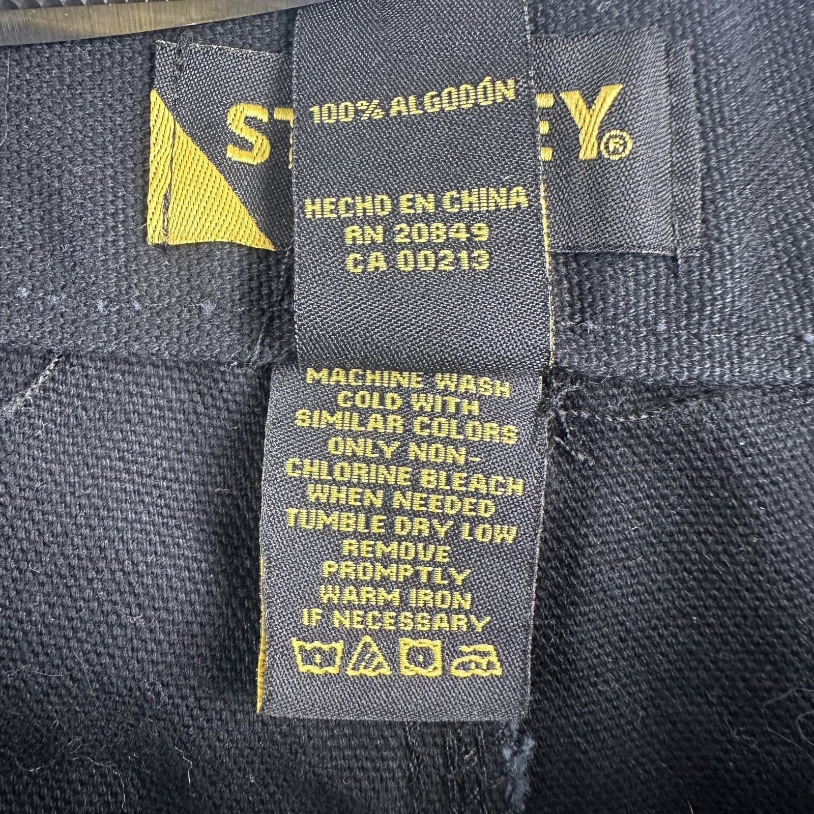 Stanley Workwear Carpenter Pants Mens Size 32x30 Black 100% Cotton — image 7 of 8